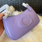 Coach TERI SHOULDER BAG ( CR099) SILVER/LIGHT VIOLET Purple Purse Photo 3
