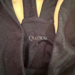 Quince NWT  Women's V Neck Navy Heathered Sports Bra Sz S Photo 5
