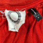 Anthropologie  Akemi and Kin Red Embroidered Tank Top Women’s Small Photo 1