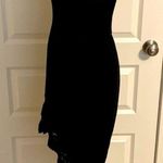 Xhilaration | Black adjustable spaghetti strapped highlow lacy dress Photo 3