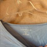 Coldwater Creek Croft and Barrow Light Blue Short Sleeve Tee xl Photo 1