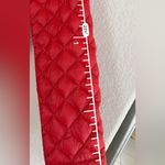 Anne Klein  Red Medium Packable Down feather Puffer lightweight Button Jacket‎ Photo 6