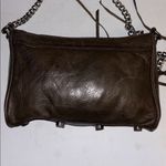 Rebecca Minkoff  MOSS GREEN LEATHER CROSSBODY BAG POCKET OUTSIDE WITH ZIP CLOSURE Photo 9