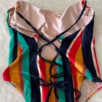 Aerie  Colorful Striped one piece Swimsuit Photo 3