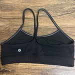 Lululemon Power Y Sports Bra Black Size 6 – Thin Straps – No Pads Photo 2