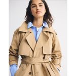 Abercrombie & Fitch Classic Trench Coat Full Length Waterproof Size M NWOT Photo 11