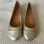 Jack Rogers NEW Delfino Platinum Colorway Leather Ballet Flats Size 8 NWOT Photo 1