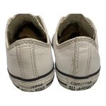 Converse Unisex Shoes 109058 Sz 7 Chuck Taylor All Star White Leather Low Top Photo 4
