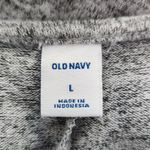 Old Navy  Gray Knee-Length Swing Dress Size Large Gray Long Sleeve Knit Dress Photo 5