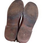 Madewell  The Kellie Lace-Up Boot Brown Size 8 Leather Low Heel Combat Casual Photo 13