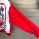 Koret vintage and rare Asian art print red sweatshirt, size large White Photo 1