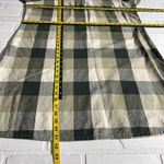 CJ Banks Dress Womens 18W Green Plaid Linen Cotton Blend Short Sleeve Pullover Photo 2