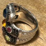 Judith Ripka  Sterling Black Spinel & Multi-Gemstone Ring Photo 14