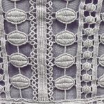 Como vintage  3x Lavender Embroidered Gauze Blouse Photo 4