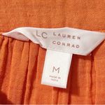 LC Lauren Conrad NWT LC square neck cotton gauzy lace trim 3/4 sleeve top blouse size medium NEW Photo 5
