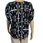 Juicy Couture Womens Blouse Top Shirt Cold Shoulder Black White Y2K Small Photo 3