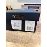 Maje NEW  Faria Strappy Pumps in Black Suede size 38 / 7.5 Photo 8