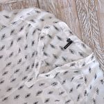Maurice's Straight to Business White Patterned Blouse~lg Photo 4