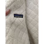 Patagonia  Women's Ivory Hooded Reversible‎ Fleece Vest Size xl Photo 2