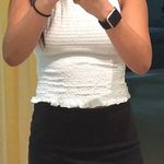 Entourage Black Envelope Suede Skort Photo 0