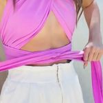 Lilyful Criss Crops Wrap Halter Top Photo 3