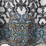 Speechless Dress Shift Bell Sleeve Party Cocktail Black White Pattern S Photo 5