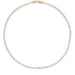 petit moments Beam Necklace in Gold One Size Womens Crystal Jewelry Photo 0