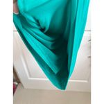 Bar III  Midi Dress Womens Size Petite Medium Teal Bodycon Scoop Neck Modern Chic Photo 8