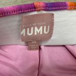 Show Me Your Mumu Dazy Sunrise Stripe Skirt Size Medium Mesh Pink Orange Photo 5