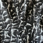 Helmut Lang Women's Strata Linen Blend Black White Animal Print Blazer Coat 0 Photo 4