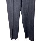 Max Mara grey striped wool angora high waist tailored dress pants sz 2 Photo 3