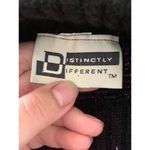 Vintage 90s distinctly different sweater black plus size 20w glitter pink long Purple Photo 2