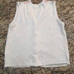 Vintage Women Large Knitted‎ Cardigan Vest Embroidered V Neck Floral Spring Pink Photo 5