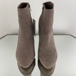 REPORT Taupe Tan Faux Suede Lyle Streetwear High Block Heel Ankle Boots NEW Size 8 Photo 5