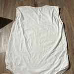 Balmain Authentic UniSex  Crystal Logo Sleeveless Shirt Size 40 **one hole Photo 7