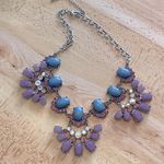 Vintage Lavender Chunky Statement Necklace Photo 0