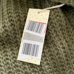 Dreamers  Cowl Neck Sweater Tunic OLIVE Small NWT Photo 4