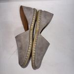 Verbenas Espadrilles Suede Leather Closed Toe Minimalist Luxury Shoes Size 40 Gray Photo 2