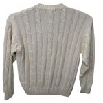 Eddie Bauer Vintage Cable Knit Cream Sweater Size Women's Size X-Large XL Photo 4