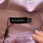 Pretty Little Thing NWT Pale Pink (lavender) 3/4 Sleeve Blazer Dress Photo 4