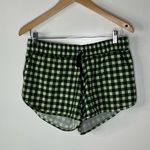 ALBION FIT  Agnes Gingham Print Sprinter Shorts Size Small Photo 1