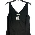 Vince NWT $445 Relaxed V-Neck Pocketed Dress in Black XXS Photo 3