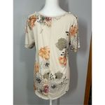 Babaton Aritzia  floral scoop neck short sleeve tshirt size M BIN Q‎ Photo 2