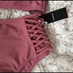 Bebe NWT  Mauve Bikini Set Photo 3