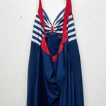 Teng Yue Colorblock Women's Halter Bathing Suit w/ Shorts Size XXL Photo 6