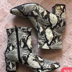 Snake Skin Booties Size 10 Photo 0