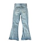 Boyish Free People Kingsley Button Fly Flare Jeans | Light Wash | 28 Blue Photo 3