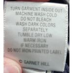 Garnet Hill  Striped Pullover Top‎ Organic Cotton Long Sleeve Navy White M Photo 4