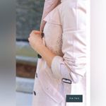 Coach (M) Eyelet Cotton Trench Coat Blush Pink Y2K Photo 5