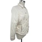 Wrangler Woolrich Cream Quilted Snap Jacket Sz M Moccasin Color Photo 2